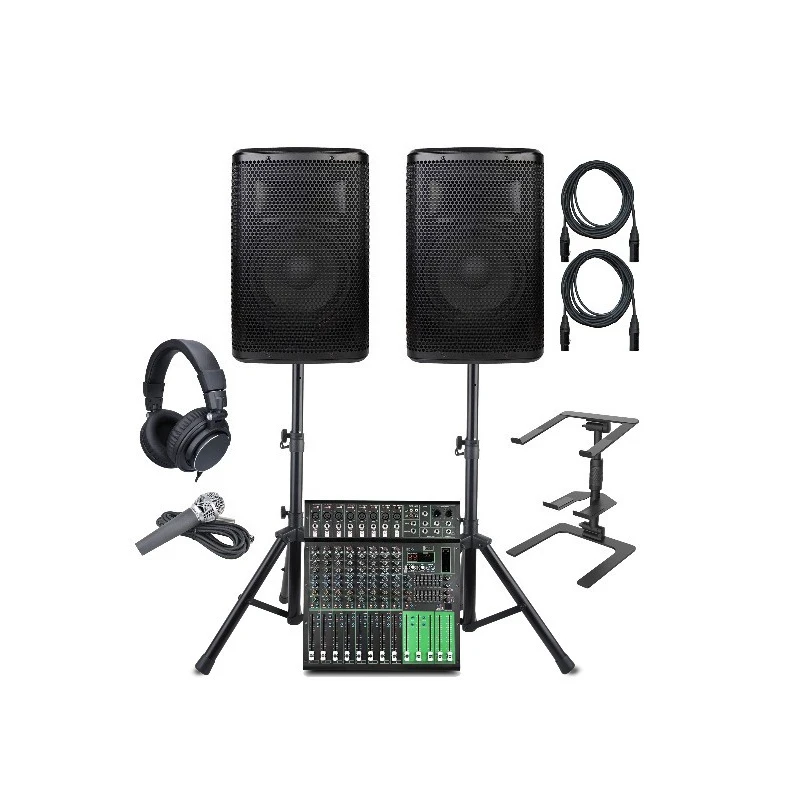 

Accuracy professional audio professional speakers, including DJ dual 15-inch audio equipment
