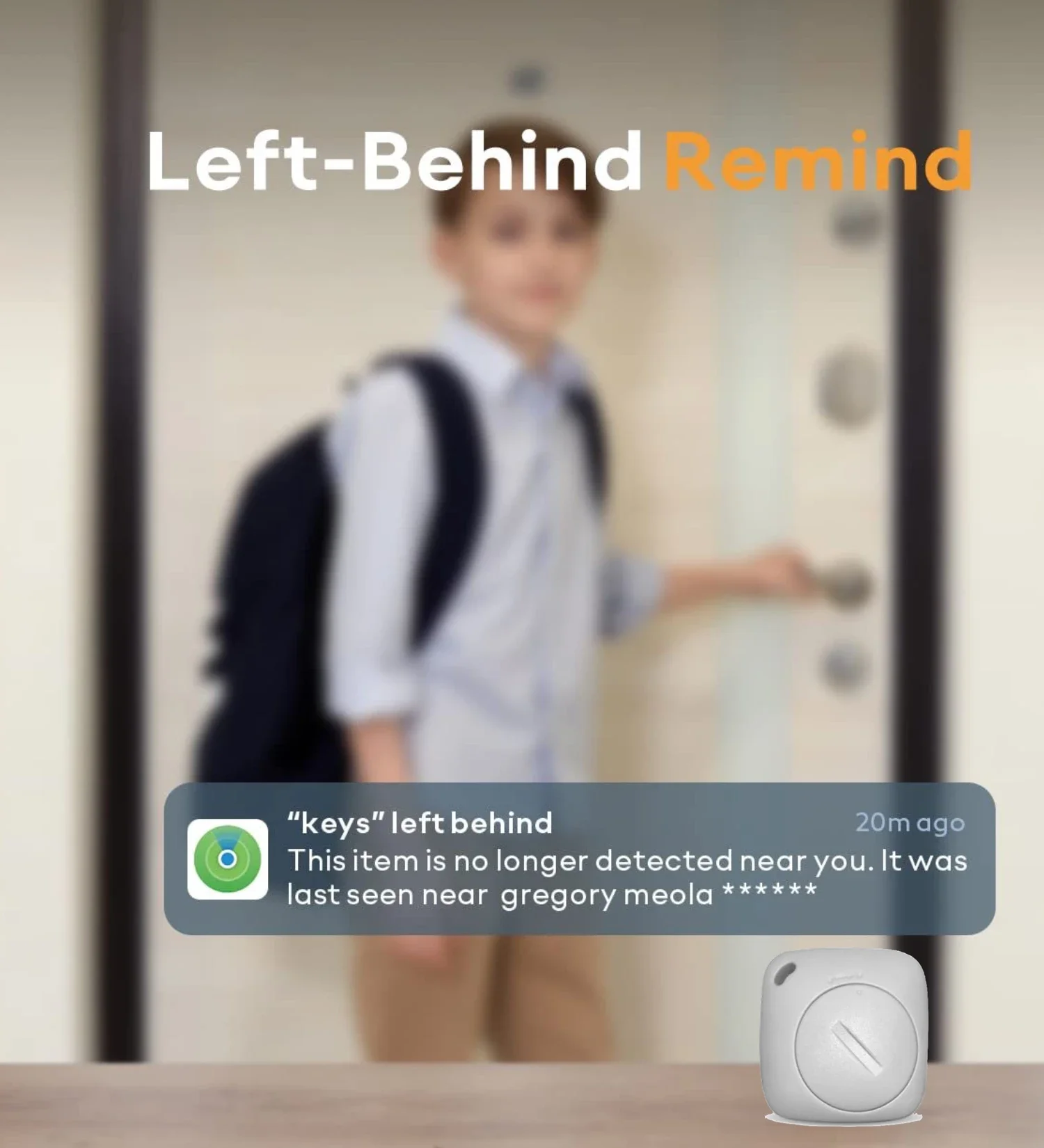 AIYATO Buscador de llaves Bluetooth funciona con Apple Find My Global Network Smart AirTag Tracker para sistema IOS Localizador de artículos para bolsas