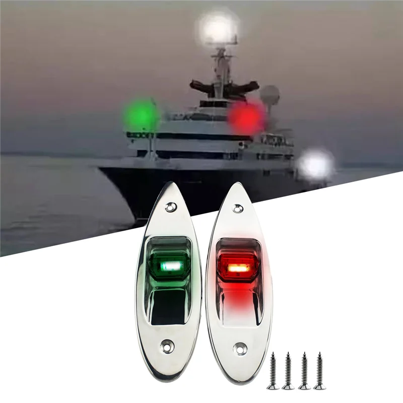 LED Two-Color Signal Lights Marine Universal Navigation Lights Navigation Lights Boat