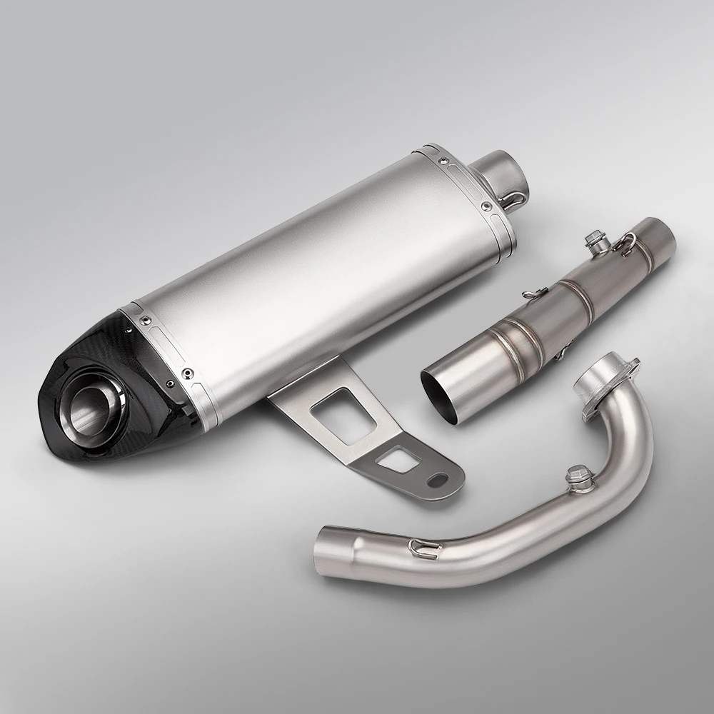 Motorcycle locomotive modification is suitable for  ZONTES 368G front exhaust pipe tail section