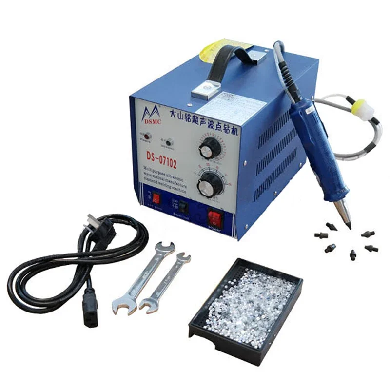 Handheld ultrasonic spot hot drilling machine Greeting card card hot spot drilling machine Multifunctional jewelry processing