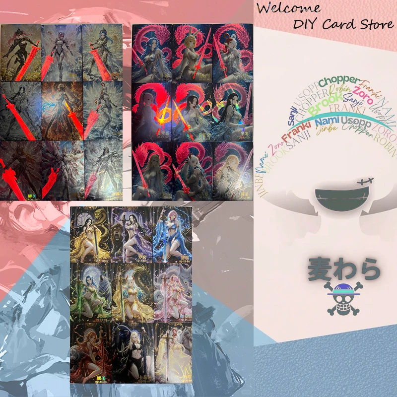 Japanese Anime ONE PIECE Card Set CXZ BN XS CS Shirahoshi Vinsmoke Reiju Nico Robin Yamato Nefertari D.Vivi Collectible Cards