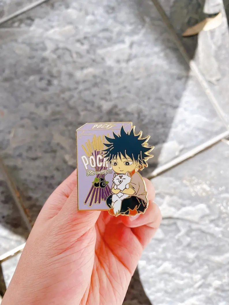 Fushiguro Megumi Sorcerer Curse Fighter Hard Enamel Pin | Cute Anime Decor