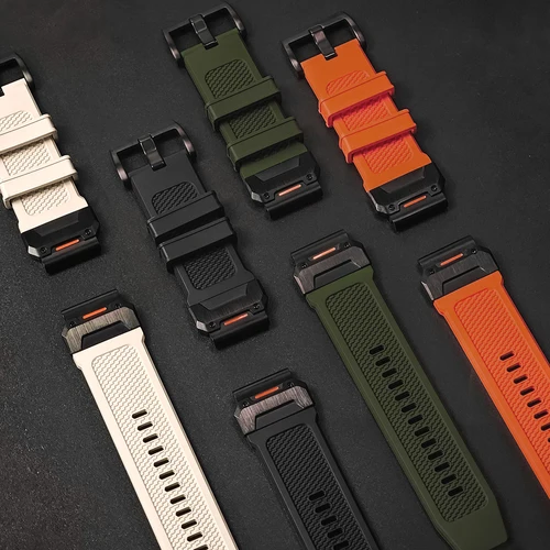Imagen 2 del producto Pulsera de goma para Garmin Fenix 3, 6, 6, x 7, x 7 Pro, 5X Plus, 3HR, correa de reloj de 22/26MM para garmin Epix/Instinct, correa de reloj de silicona