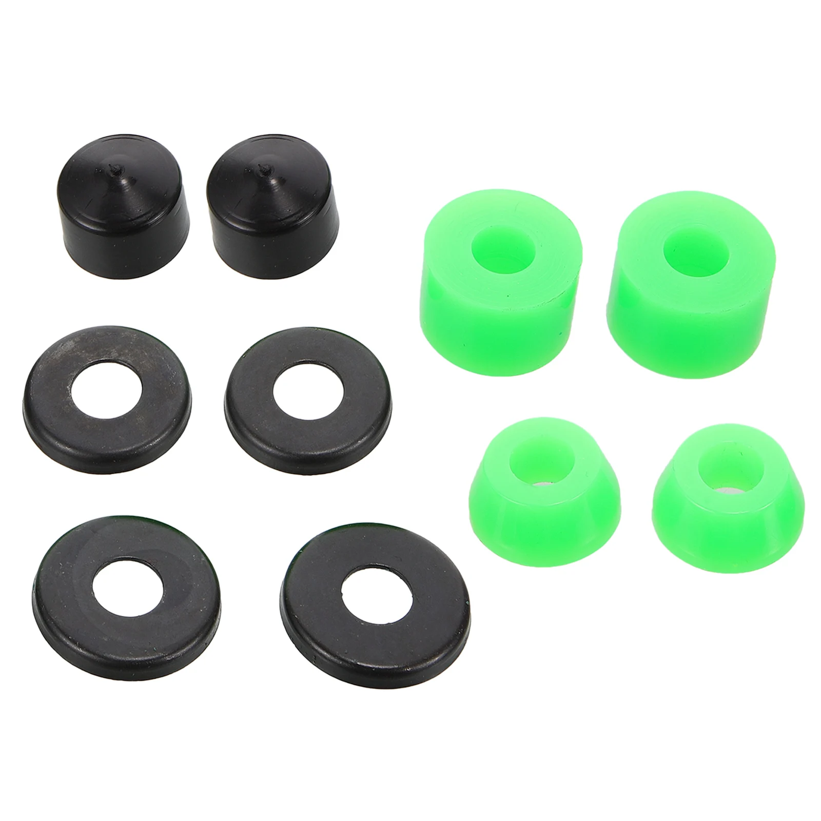 

Skateboard Shock Absorber Truck Bushings Pu Shockproof Pad Green Wear Resistant Replacement Hardware Skateboarding
