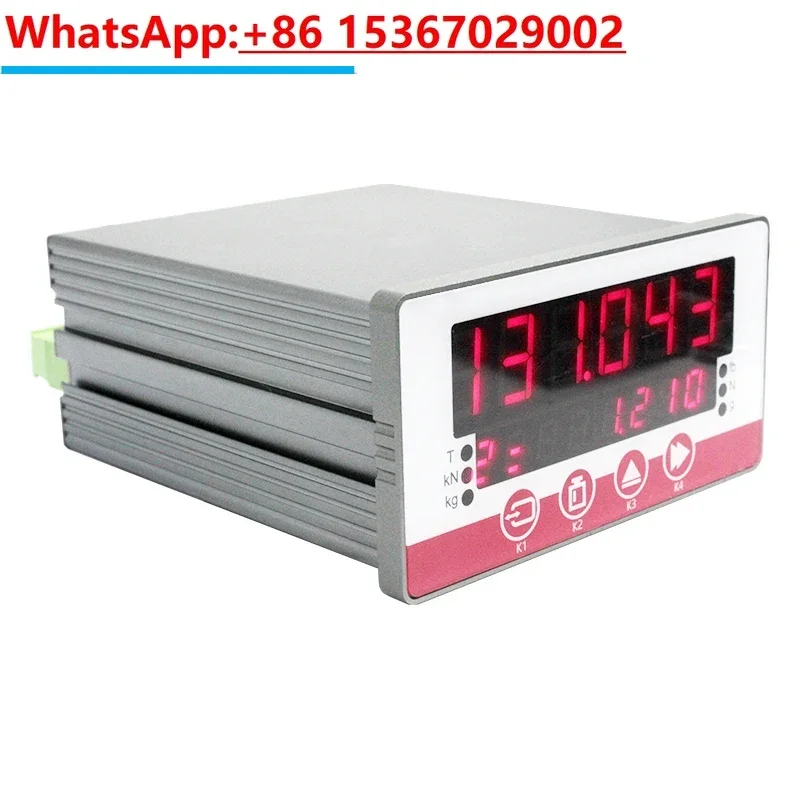 Load Cell Indicator Digital Force Gauges Instrument Rs485 Controller High Accuracy 4-20amA Amplifier Weighing 0-10V Upper Limit