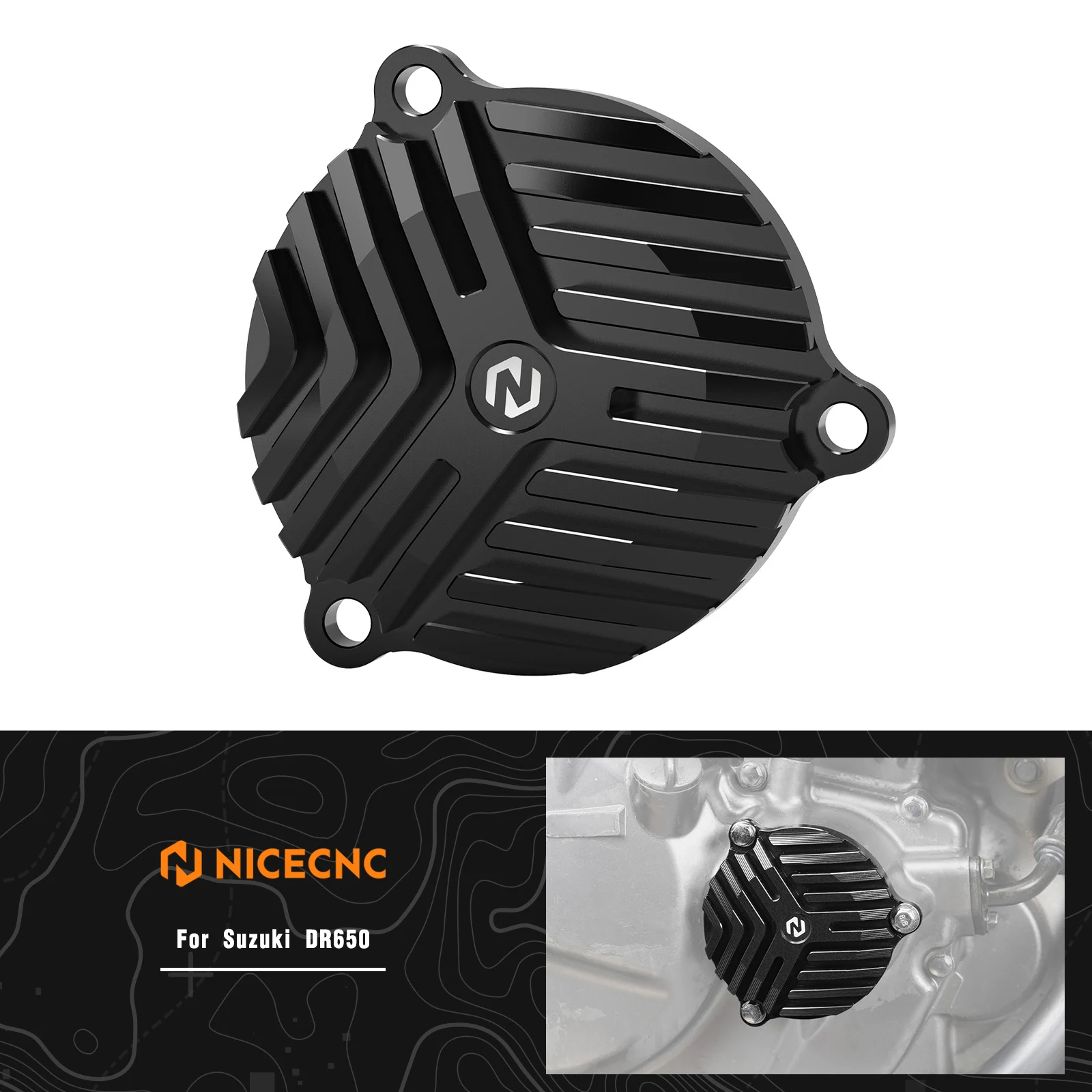 

Motorcycle Oil Filter Cover For Suzuki DR650S DR650SE DR 650 S/SE 1996-2024 2023 2022 2021 2020 2019 2018 2017 2016 2015 2014