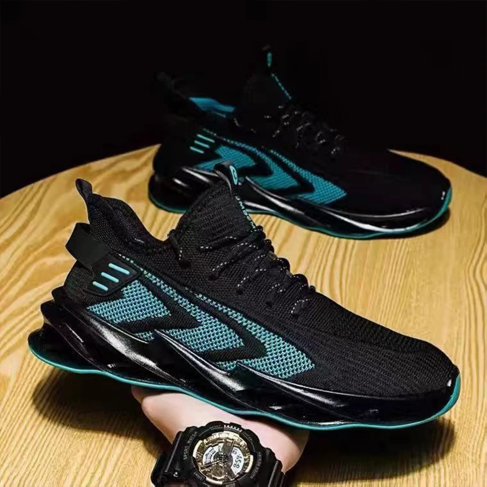 2024 Spring Men\'s Shoes Super Breathable Mesh Shoes Men\'s New Sports Shoes Men\'s Outdoor Flying Weaving Casual Shoes