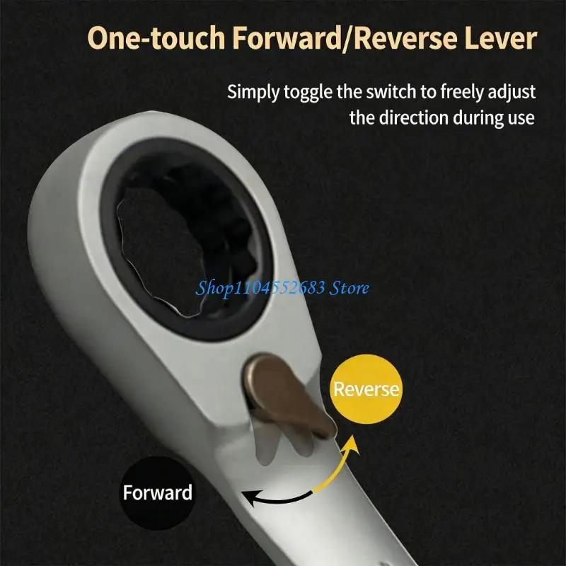 

Y6GD High Accuracy 5 Degree Swing Ratcheting Wrench Set Flexible Repair Tool For Automotive Repair And Home Maintenance