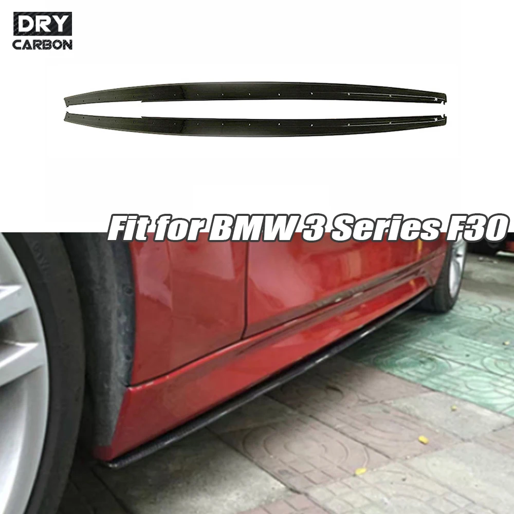 

Углеродное волокно, АБС-пластик, глянцевый черный материал, боковые юбки, защита бампера для BMW 3 серии F30 2012-2018