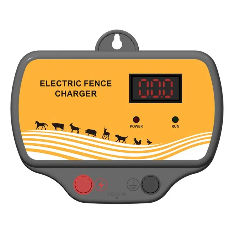 AT05-Electric Fence For Containing Livestock And Preventing Wild Animals Intruding Electronic Fence Host US Plug