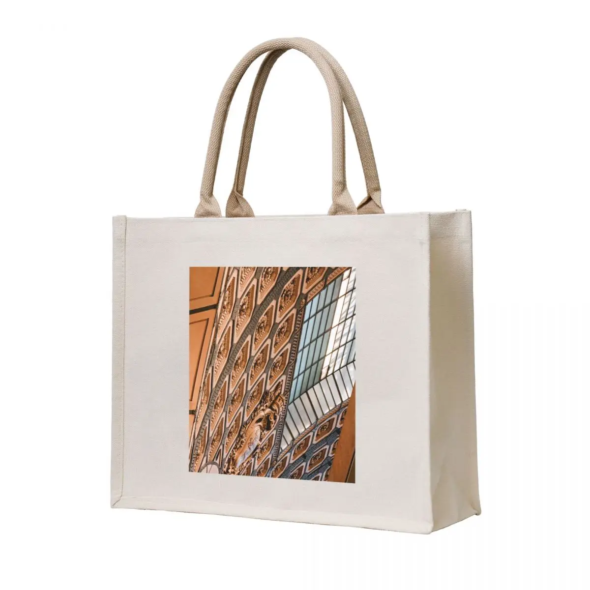 Detalle del techo - Musee d'Orsay - Paris France Tote Bag Bolso grande eco pack Bolso de mujer