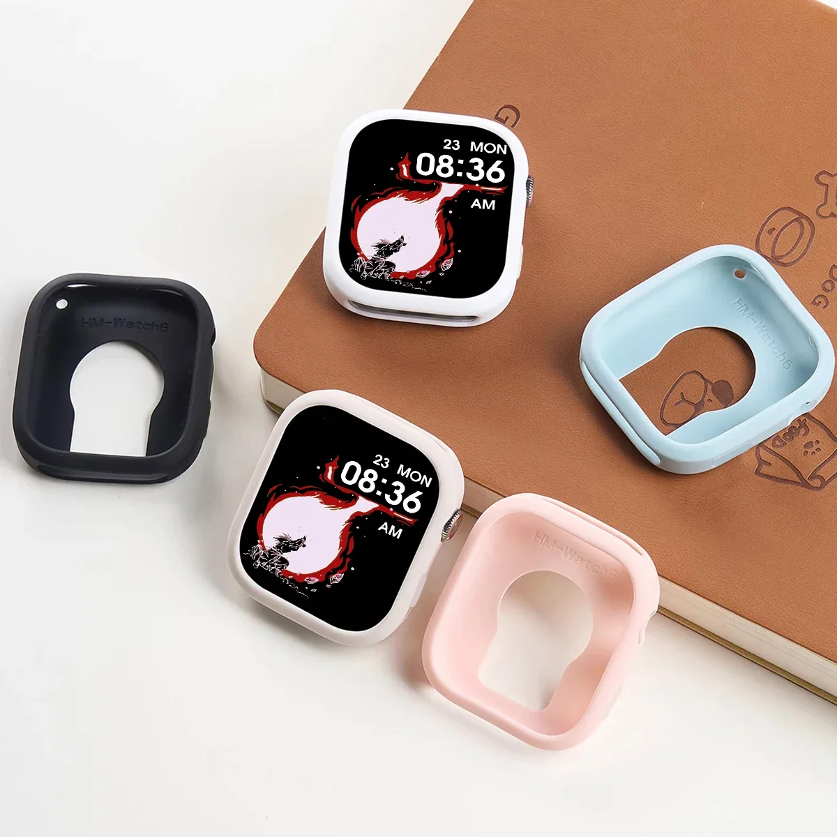 Silikonhülle für Xiaomi Redmi Watch 6, Schutzhülle, Schutzrahmen für Redmi Watch 6 SmartWatch, Bumper-Shell-Zubehör – Detail 7