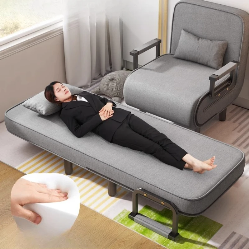 

Folding sofa bed household multi-function bed small apartment dual-purpose balcony recliner sofa new Internet celebrity double