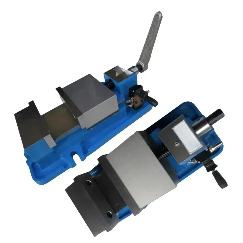 Pneumatic Precision Flat Jaw Pliers Angle Fixed Bench Vice Fast Clamping Milling and Drilling Machine Machining Center