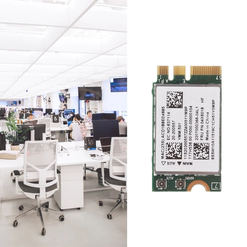 Carte réseau sans fil K1AA M.2 NGFF, carte LAN sans fil monobande 2.4GHz, compatible BCM943142Y