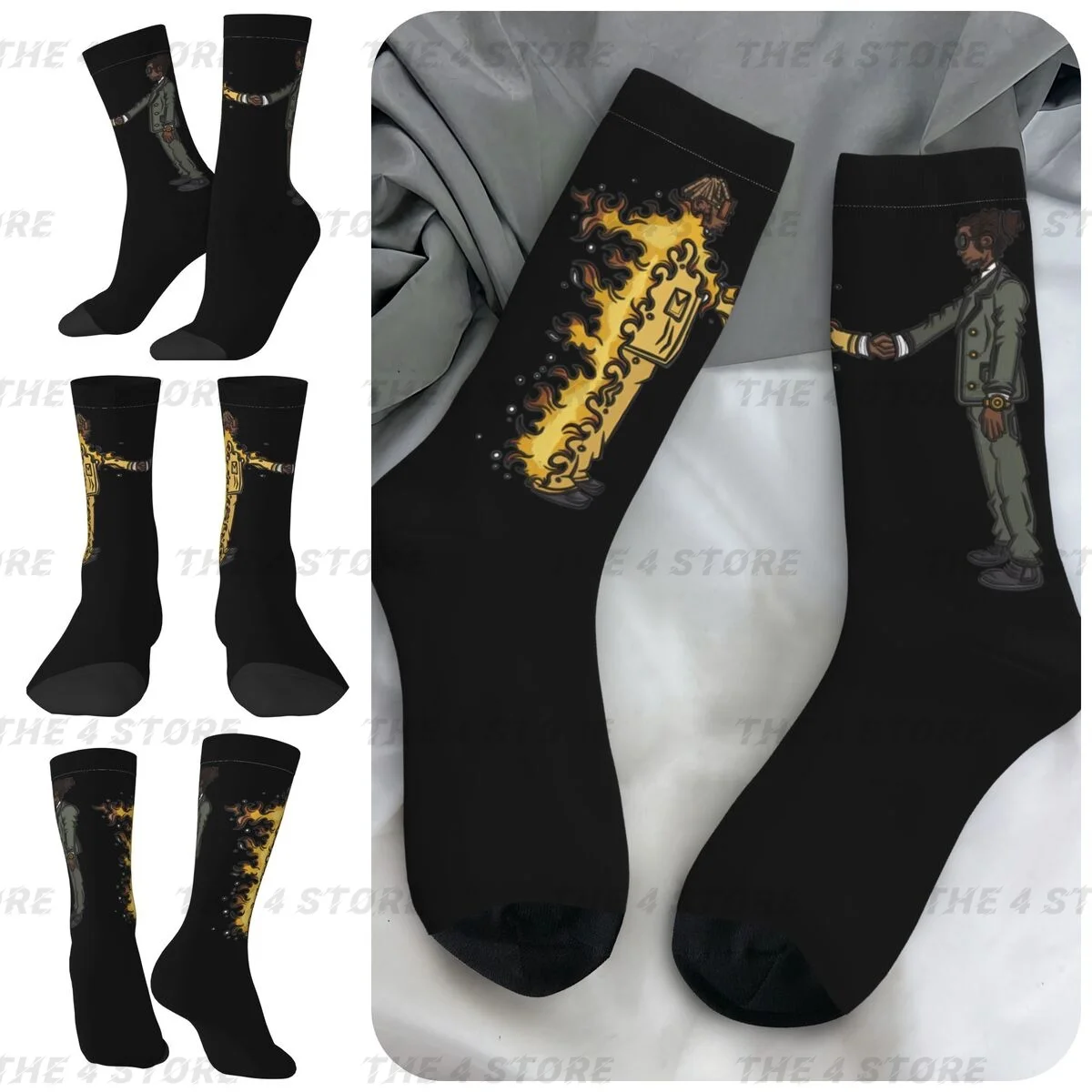 

Metro Boomin Heroes & Villains High elasticity polyester fiber Men and Women printing Socks, throughout the year Dressing Gift
