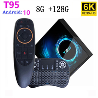 T95 TV Box Android 10 Smart Ram 4GB 8GB 64GB 128GB Allwinner H616 Quad Core Support 6K HD Ethernet 2.4G/5G Dual Wifi Set Top Box