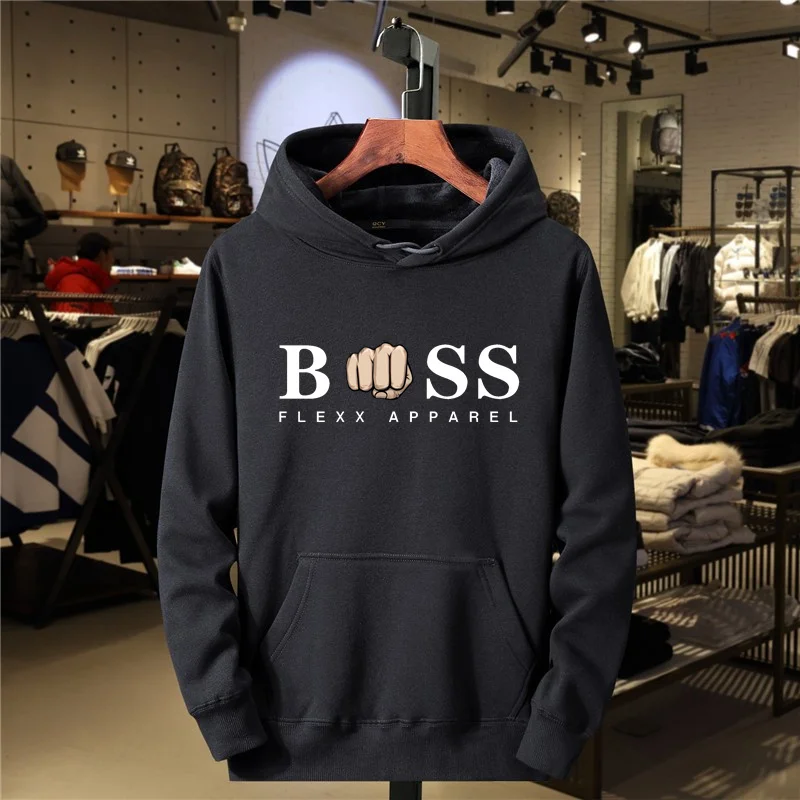 

BSS FLEXX APPAREL 2023, новая мужская одежда, мужская спортивная толстовка с капюшоном и воротником для отдыха, большая модная толстовка с буквенным принтом и капюшоном