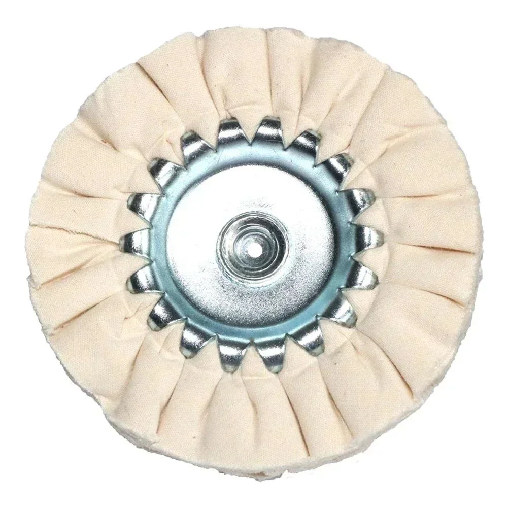 Imagem -04 - Polimento Roda de Polimento Algodão 80 mm Moer Ferramentas de Reposição Polonês Metal Jóias Alumínio Produtos Madeira Plástico 1pc