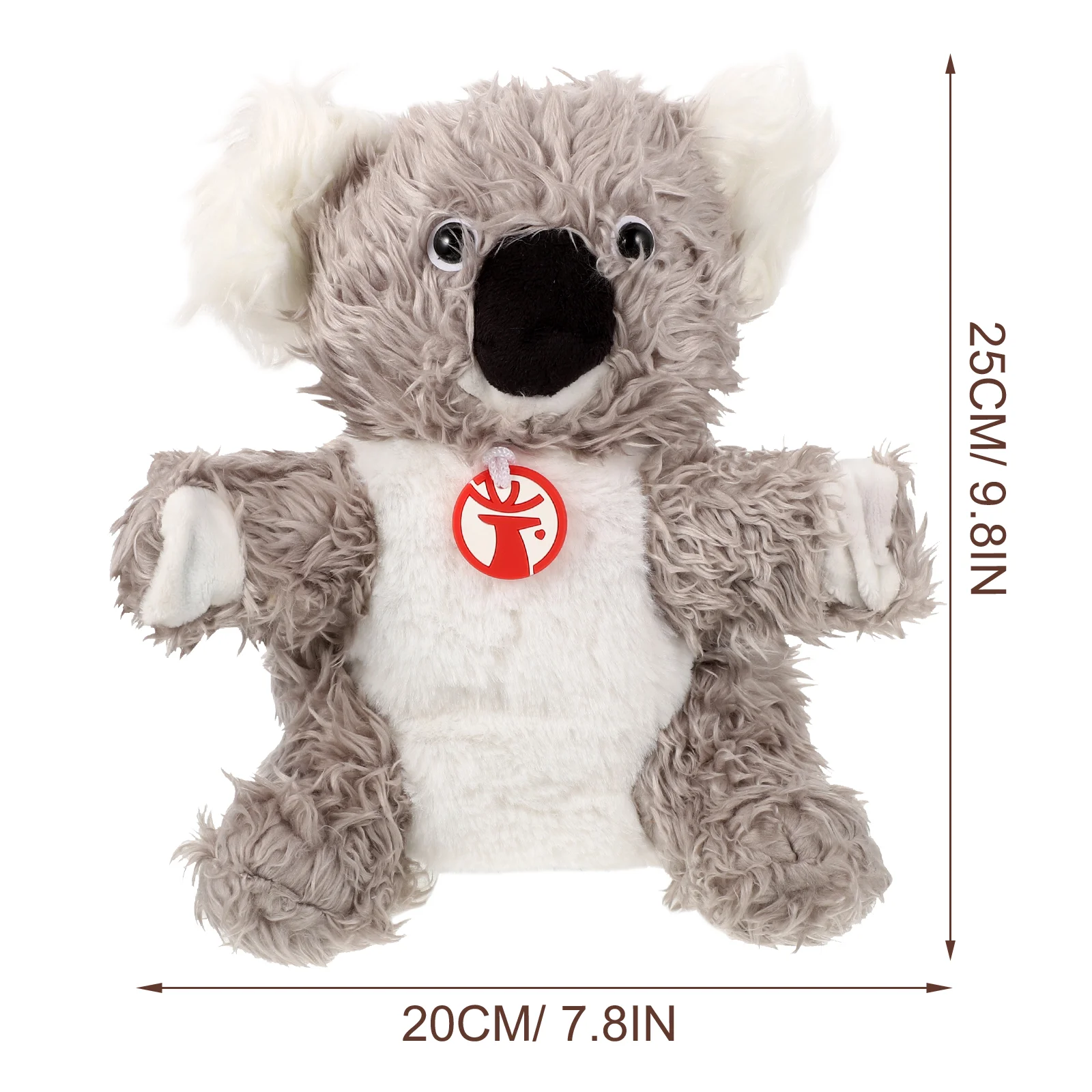 Marionnette à main Koala pour enfants, jouets créatifs d'animaux de dessin animé, marionnettes en peluche bricolage pour enfants