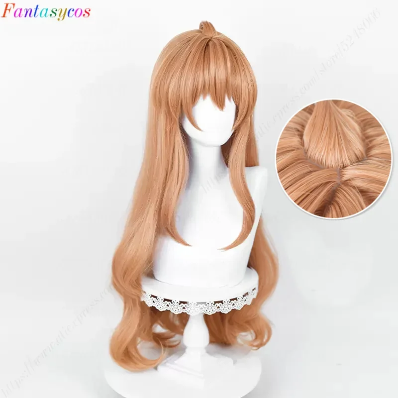 TIGER×DRAGON Aisaka Taiga Cosplay Wig 85cm Orange TIGER DRAGON Toradora! Wig Heat Resistant Synthetic Party Wigs + Wig Cap