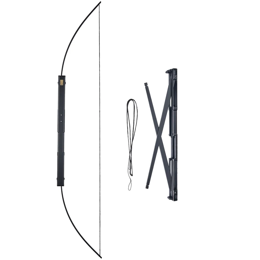 40/60lbs Archery Recurve Bow 60inch Foldable LongBow  for Fishing Hunting Shooting Accessories