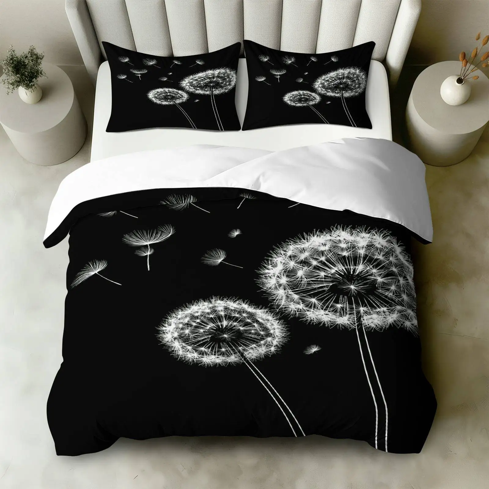 Dandelion Christmas Bedding Duvet Cover Set Multi Size Quilt Cover Queen Size Bedroom Bedding Decoration Machine Washable Adult Boy Girl Bedroom