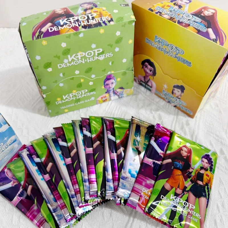 Kpop – boîte aveugle de cartes à collectionner, Huntrix Rumi Mira Zoey, personnage Laser Flash, sac mystère, cadeau Surprise