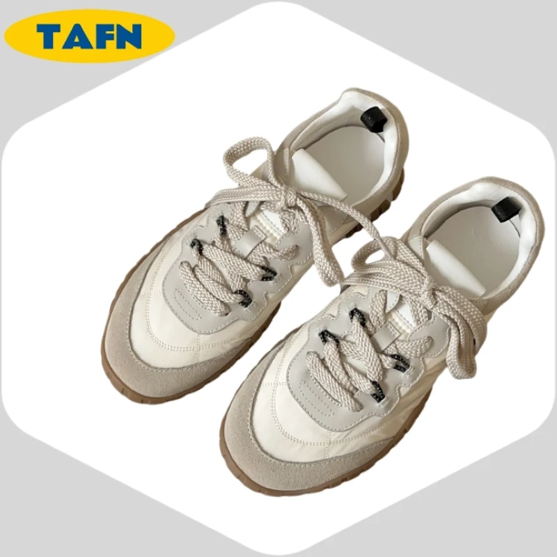 

25 Cow Suede German Training Casual Shoes Advanced Texture Beautiful Trendy Comfortable Lace-up Retro New Color Matching AD1814