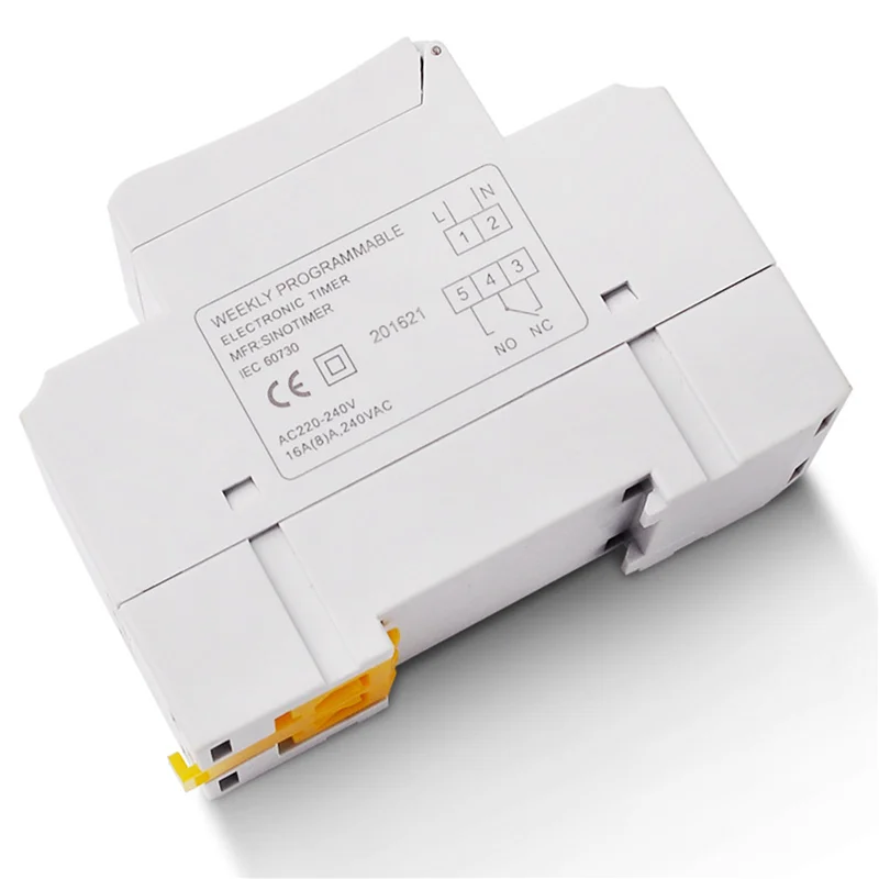 

2025 Trend 4X SINOTIMER Electronic Timer, TM615-2 Timer Switch 7 Days 24 Hours Programmable LCD Time Relay-220V