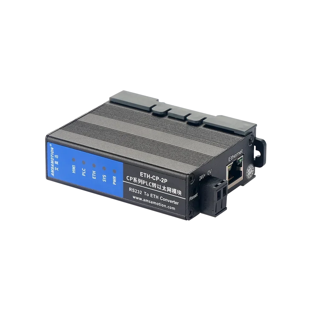 Amsamotion ETH-CP-2P PLC Converter Module for Omron CP1E CP1L CP1H Series Programming Logic Controller RS232 to Ethernet Extensi