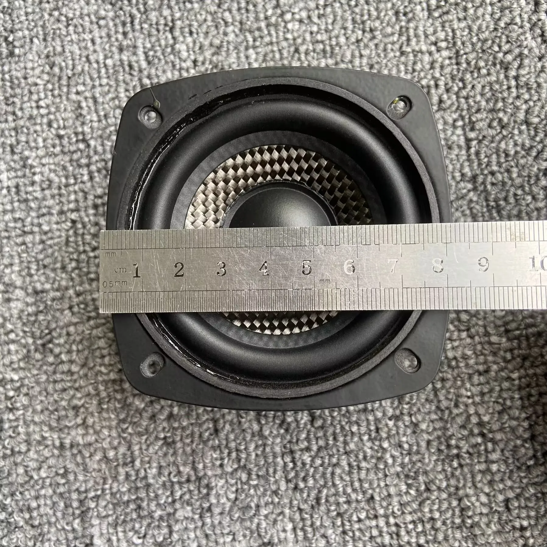 مكبر صوت متوسط التردد للمخروط من ألياف الكربون ghxamps ، 8 أوم DIY ، 15 واط ، نيوديميوم مغناطيسي ، 3 بوصة ، 82 ، 2