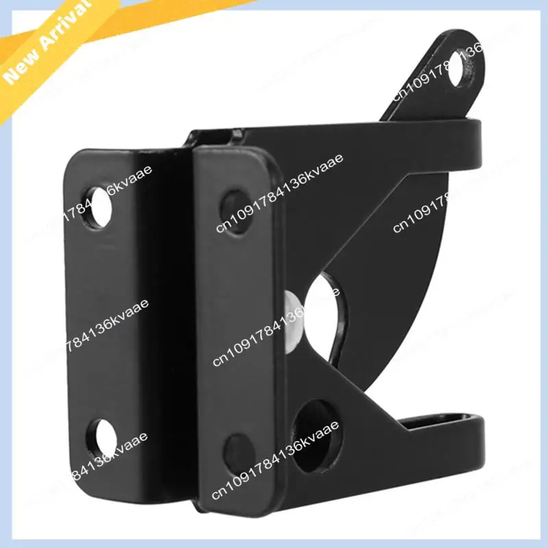 

M01K Durable 3PCS Self Locking Heavy Force Gate Latch, Lever Lock For Wooden Fence Doors, Black