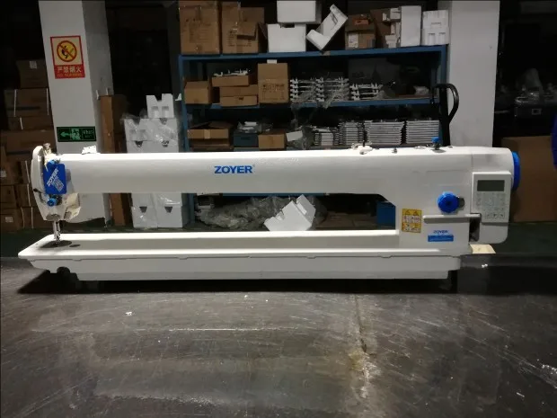ZY9082 Lockstitch Sewing Machine with Automatic Press Foot 82cm Long Arm Direct Drive for Precision Tailoring And Heavy-Duty Sew