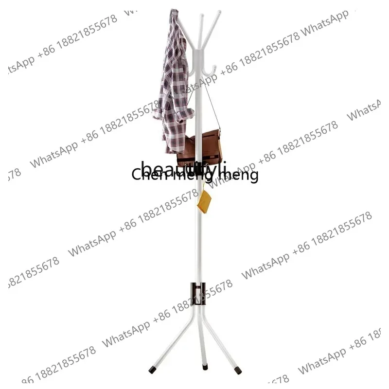 LHY26 ss yj Simple Assembly Floor Economical Hanger Clothes Pannier Bag Drying Storage Coat Rack