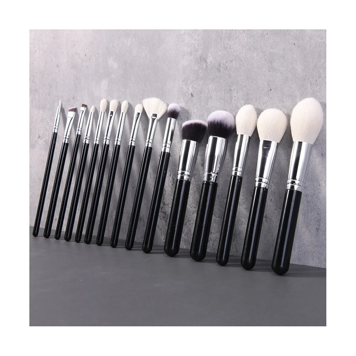 15 Pcs Makeup Brush Loose Powder Brush Foundation Brush Nose Shadow Brush Soft Animal Hair