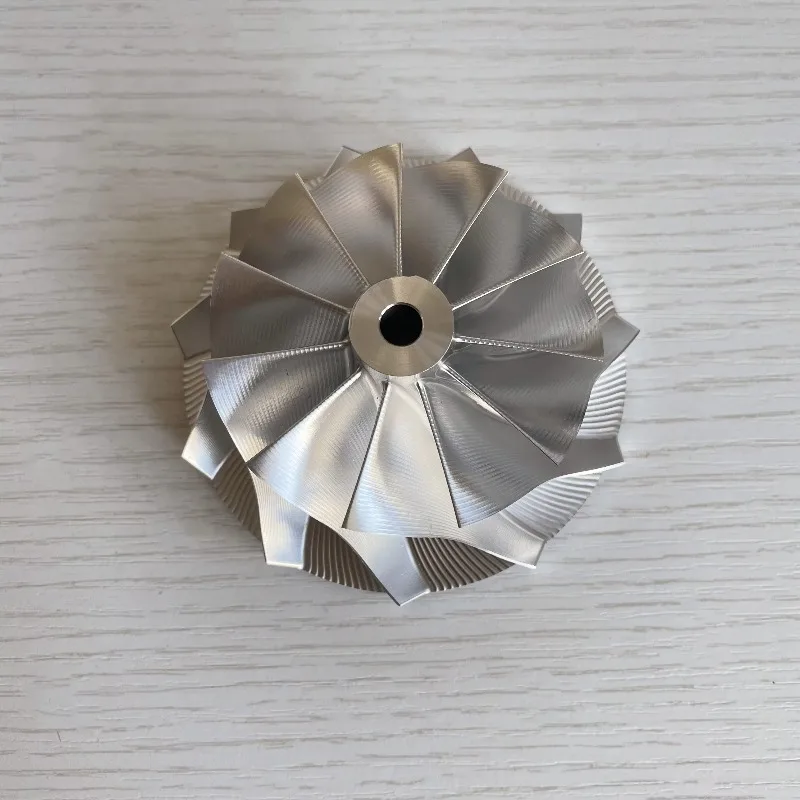 

GTX3582 9833-2 62,45/82,36 мм 11 + 0 лезвий точечное фрезерование стандартное лезвие турбокомпрессора фрезерное/алюминий 2618/колесо компрессора заготовки