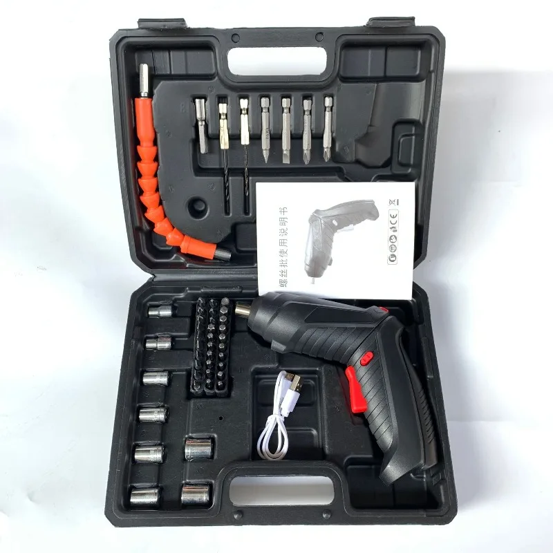 

Миниатюрная электрическая ручная дрель для дома, аккумуляторная отвертка, многофункциональный электрический шуруповерт для домашнего ремонта