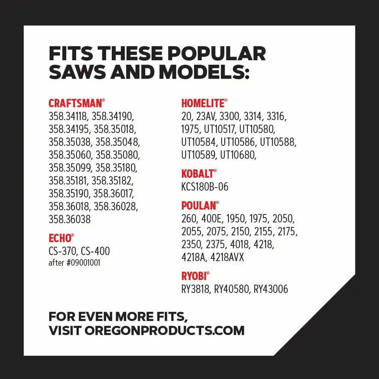 18 pol. Combinação de barra de motosserra e corrente S62; Novo; 1,92 libras.