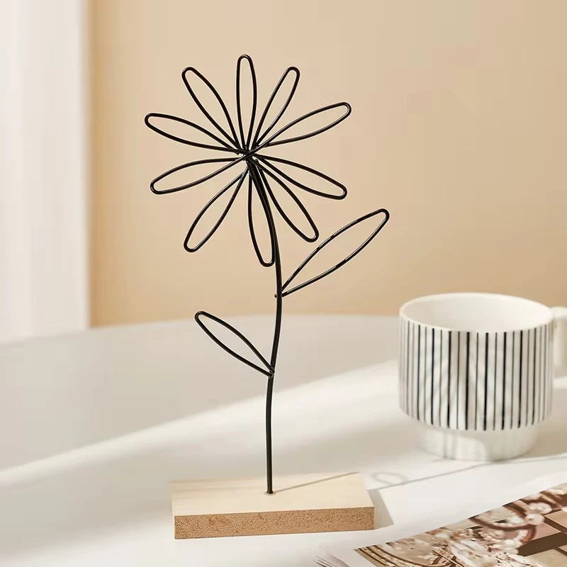 Nordic Iron Flower Decor 4
