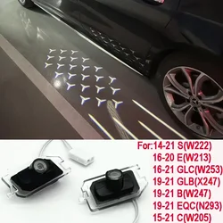 Welcome Door Rearview Mirror Light Auto Carpet Lamp Meteor glimpses Car Decor For Mercedes-Benz C Class W205 E Class W213 GT