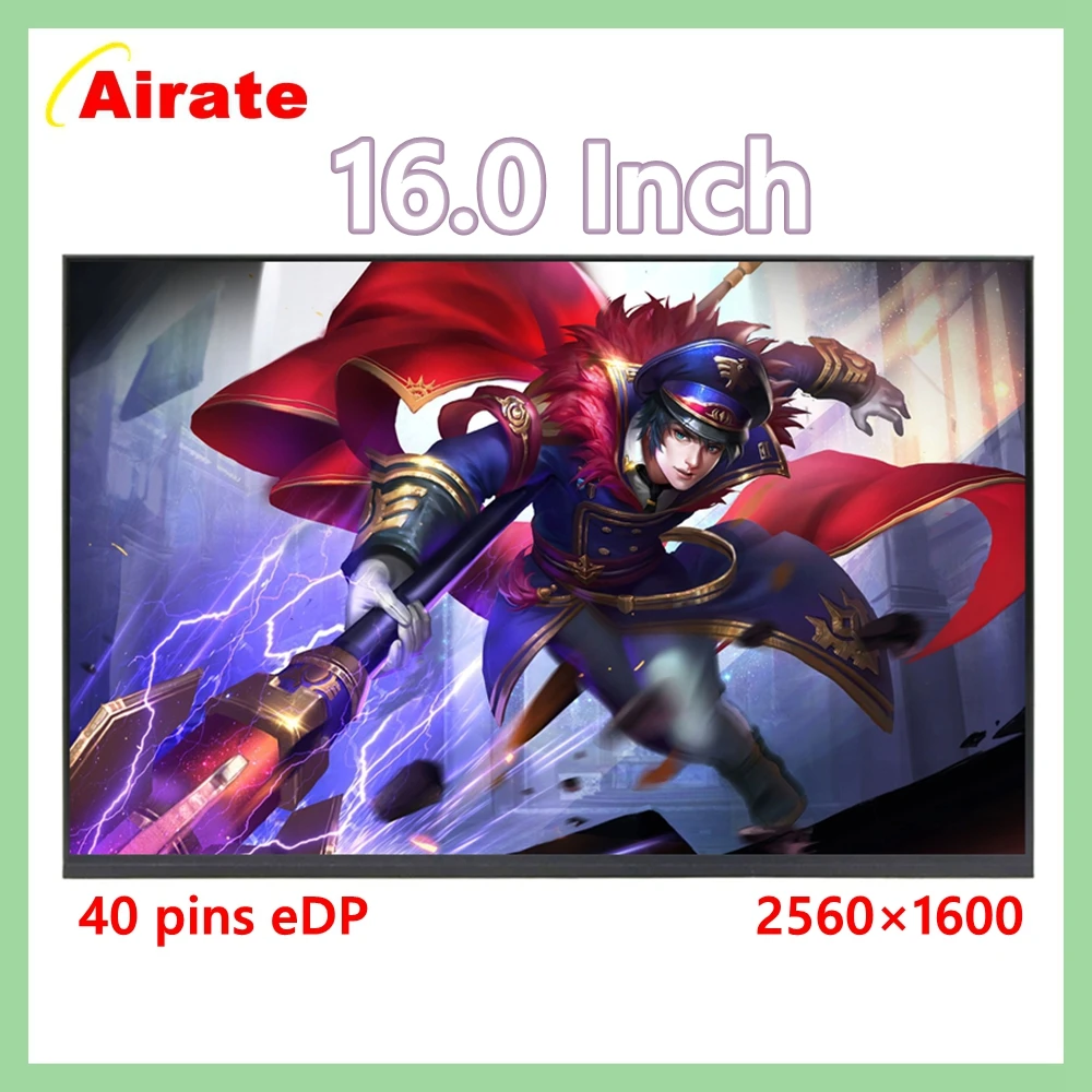 

16.0 inch 2K+ 240Hz LCD Screen NE160QDM-NZ2 NE160QDM-NZ3 B160QAN02.2 B160QAN02.3 N160GME-GTB for Gamming 2560x1600 40pins eDP