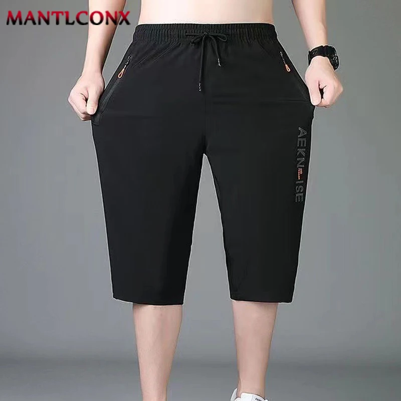 Summer New Loose Shorts Men Breathable Quick Dry Elastic Waist Board Short Pants Fashion Jogging Men Shorts Running Gym Fitness
