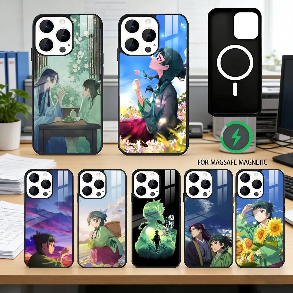 

The Apothecary Diaries Anime Phone Case For iPhone17,16,15,14,13,12,11 Plus,Pro Magnetic For Magsafe Wireless Charging