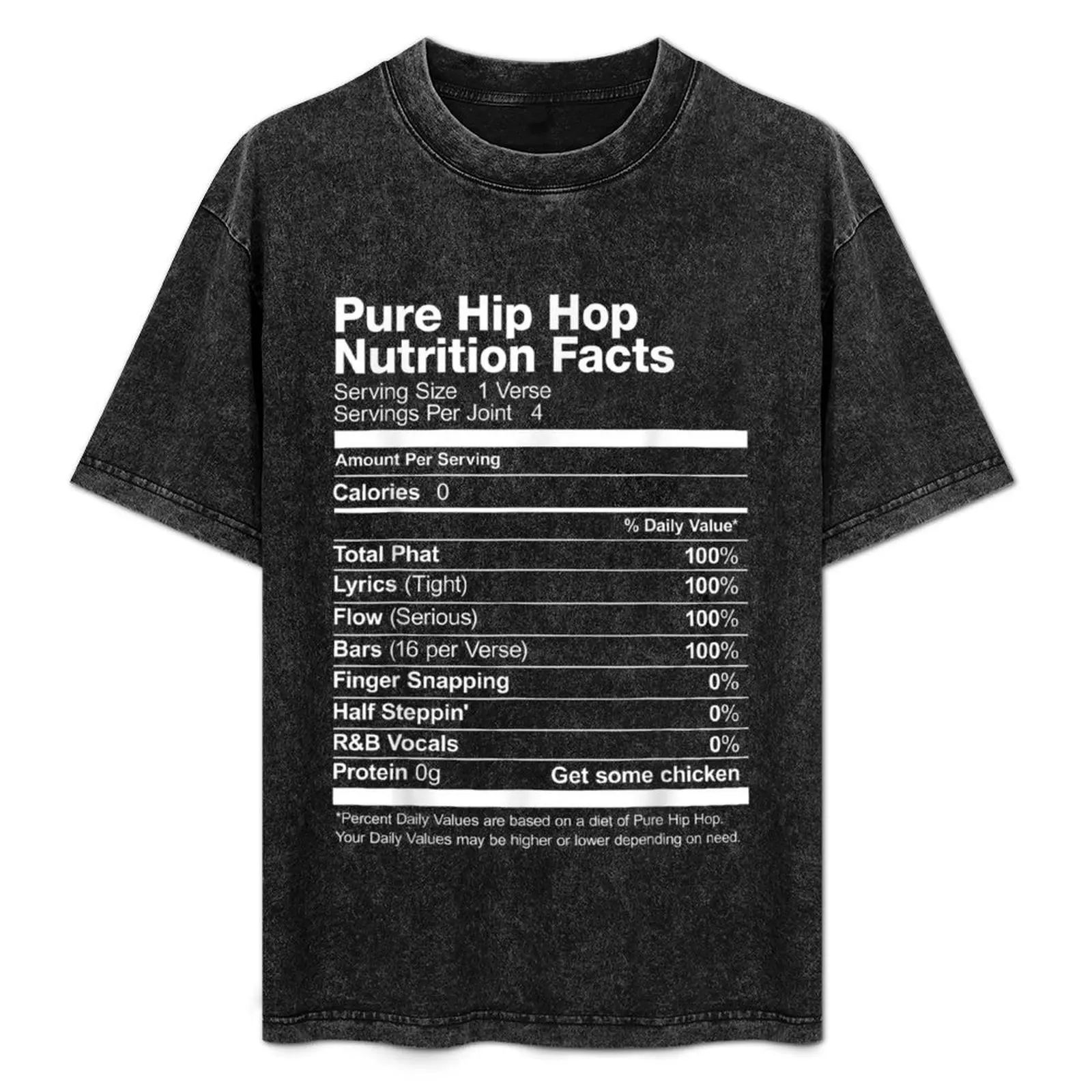 Camiseta Pure Hip-Hop Nutrition Facts con protección UV para exteriores