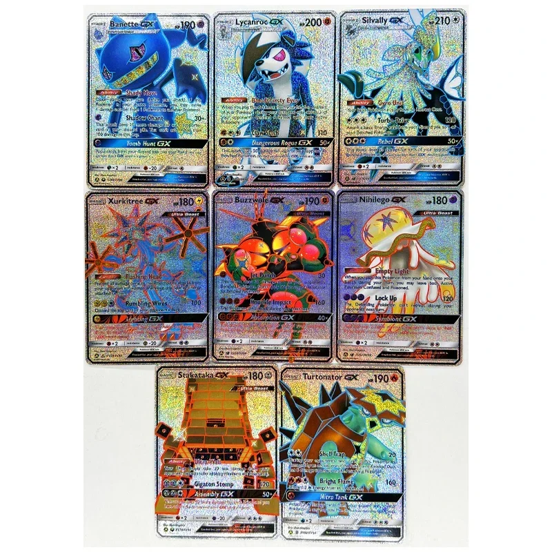 26 sztuk/zestaw Mewtwo GX SR Star wysokiej jakości proces refrakcji zabawki hobby Hobby kolekcje kolekcja gier karty Anime