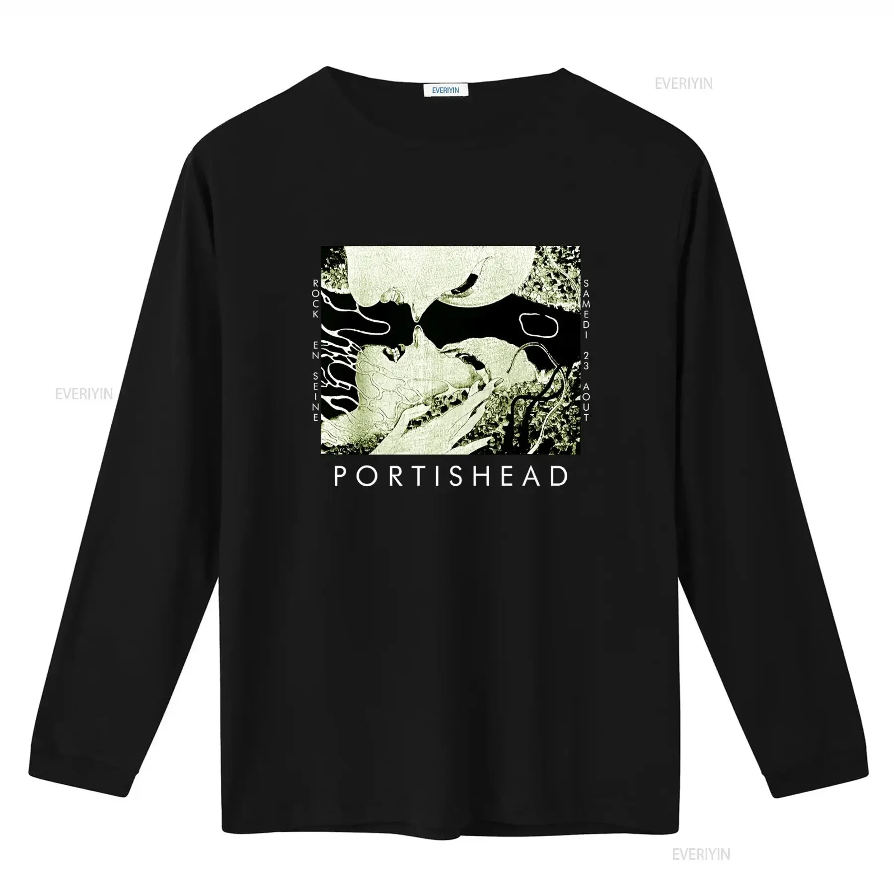 Vintage Portishead Rock Band T Shirt Retro Music Print Lb3990 vintage Washed designer clothes homme Soft streetwear Versatile