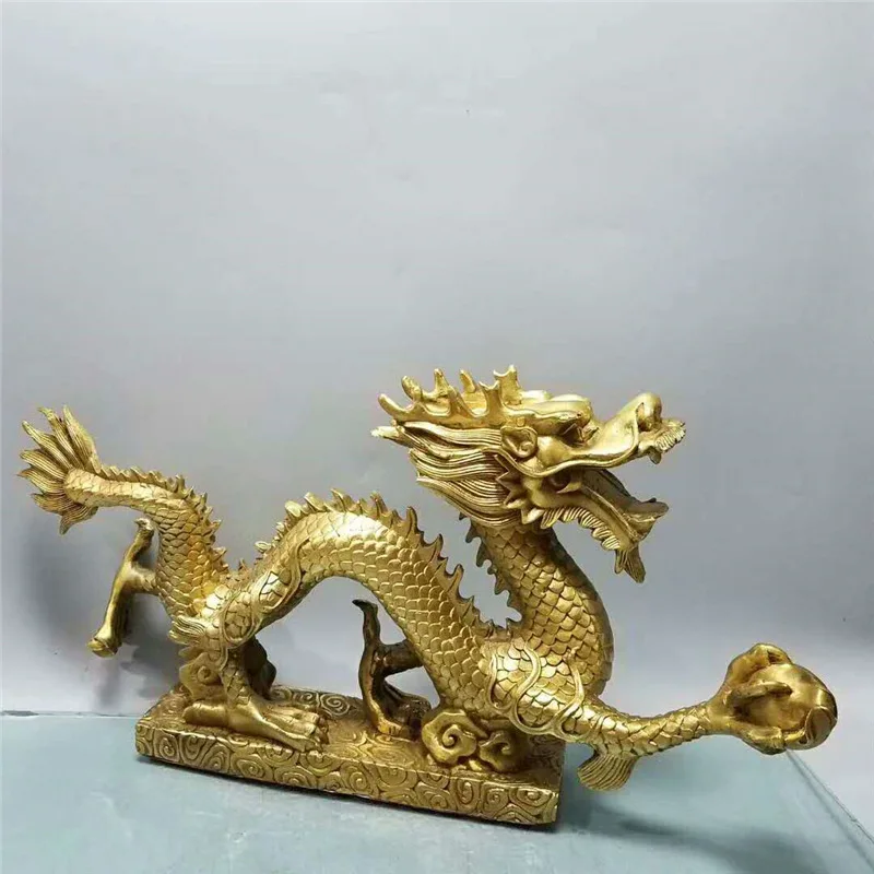 

Brass dragon ornament brass Hanlong brass Hanlong ornament