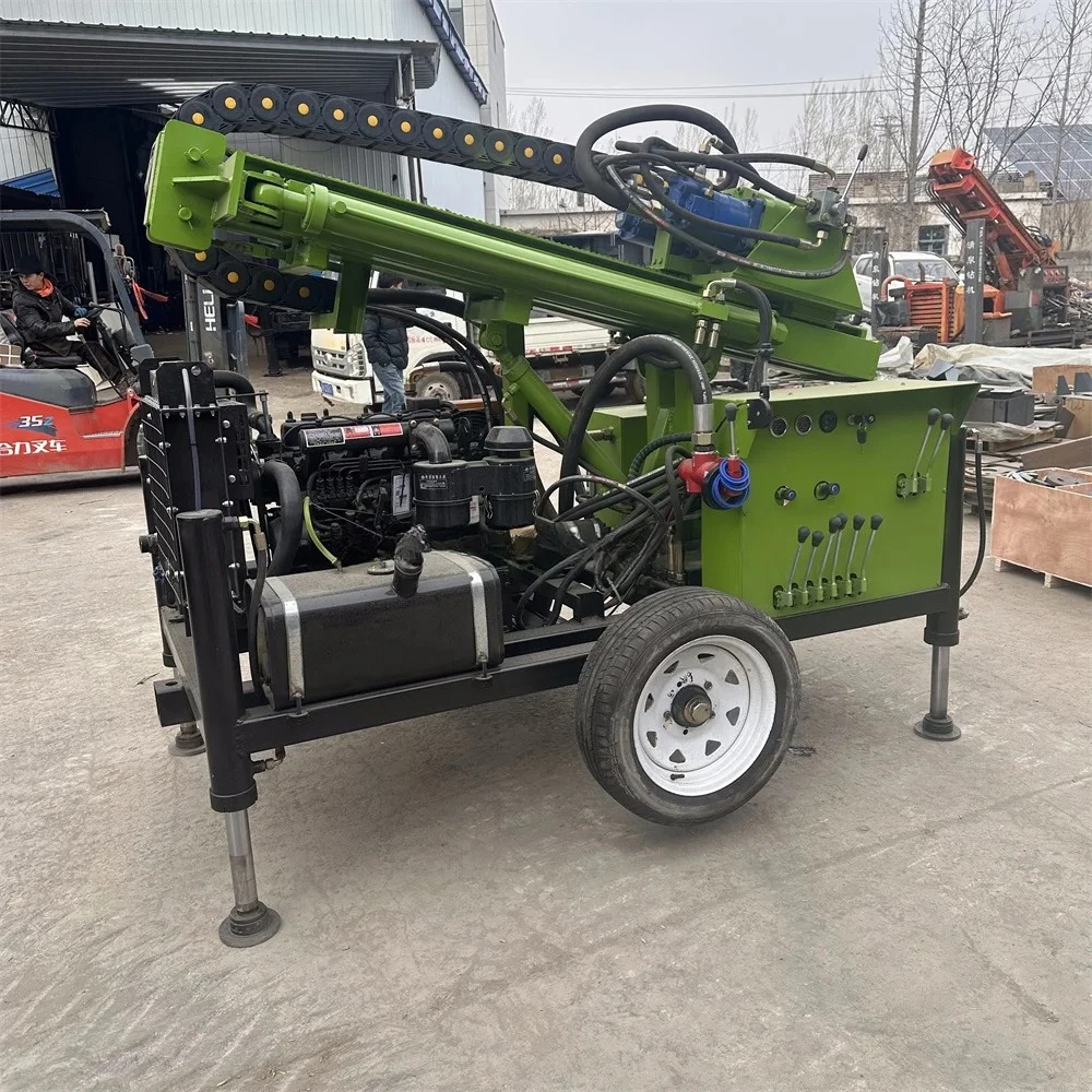 2025Diesel Water Well Borehole Machine 200M Hydraulic Crawler Type Deep Water Drill Rig